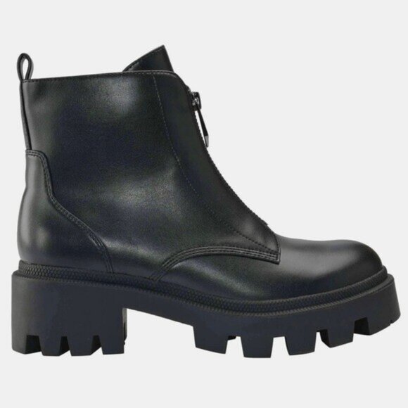 Marc Fisher Women's Zippa Heeled Chunky Chelsea Booties Size 6.5 - Picture 2 of 9